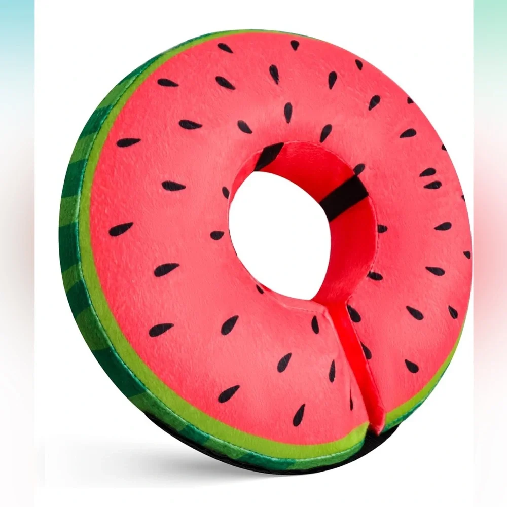 Watermelon Inflatable Dog Recovery Collar | Soft Cone Alternative XL
